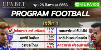 ราคาบอล UFABET โยโกฮาม่า เอฟ มารินอส -vs- คอนซาโดเล่ ซับโปโร่